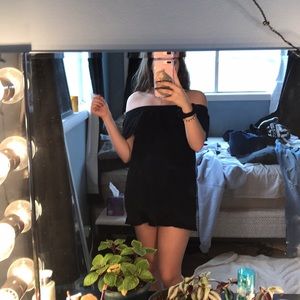 cute off the shoulder dress